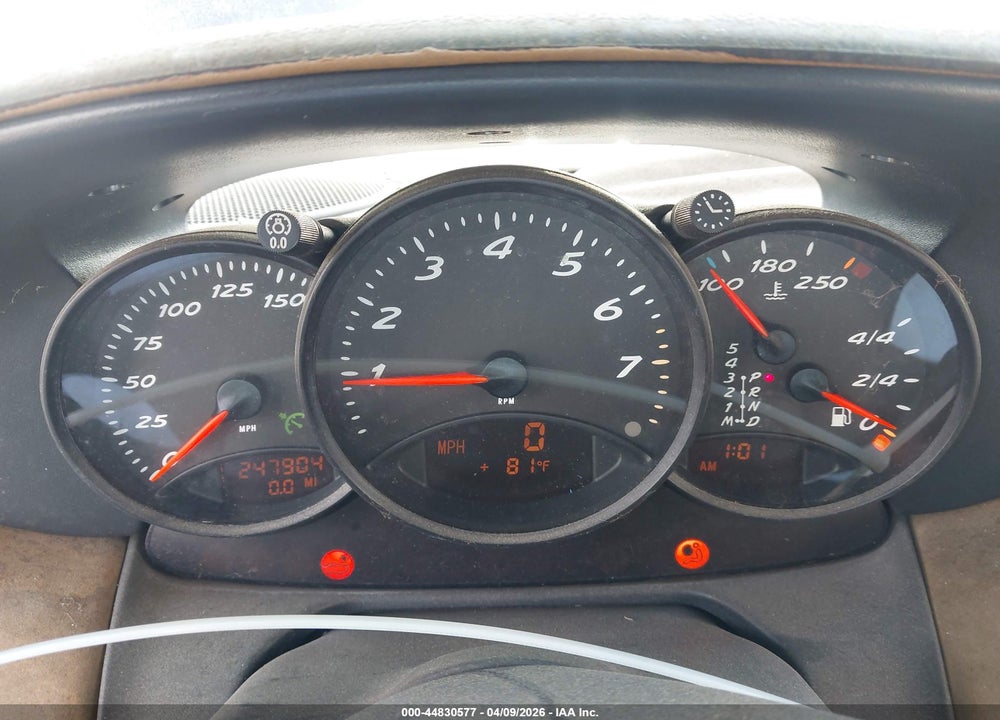 1999 PORSCHE BOXSTER VIN: WP0CA2988XU622640