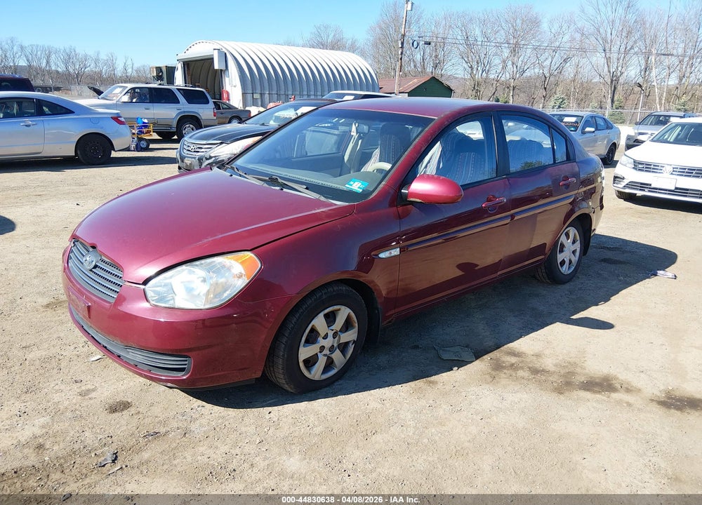 2007 HYUNDAI ACCENT GLS VIN: KMHCN46C07U148624