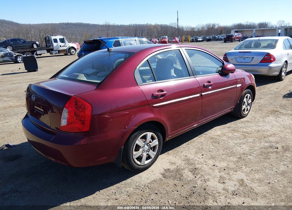 2007 HYUNDAI ACCENT GLS VIN: KMHCN46C07U148624