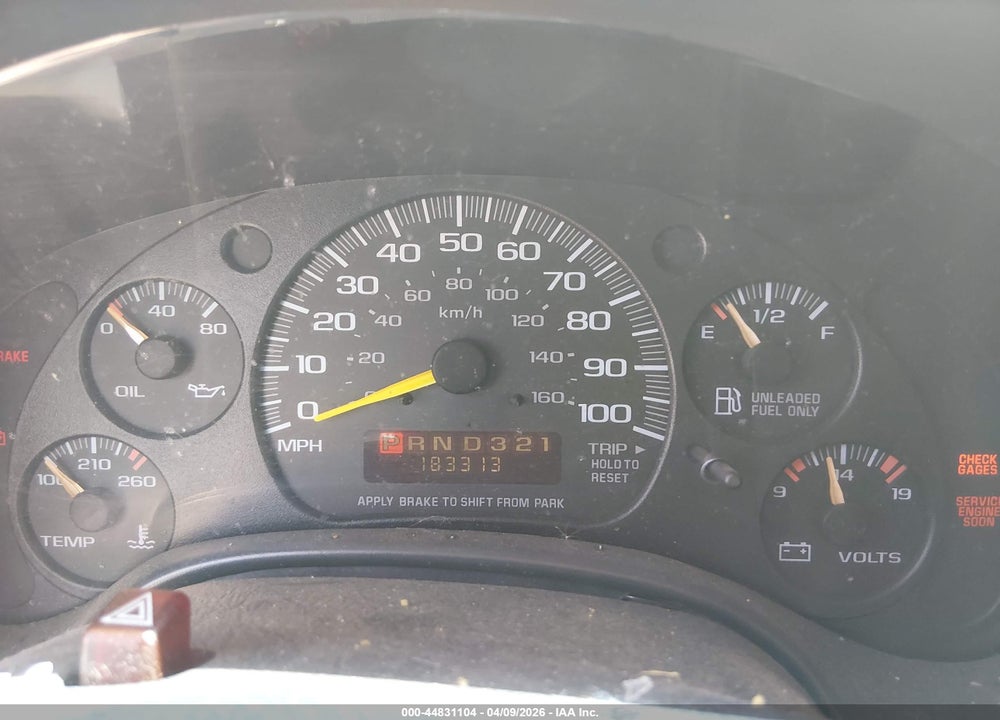1999 CHEVROLET EXPRESS VIN: 1GAGG25R3X1152333