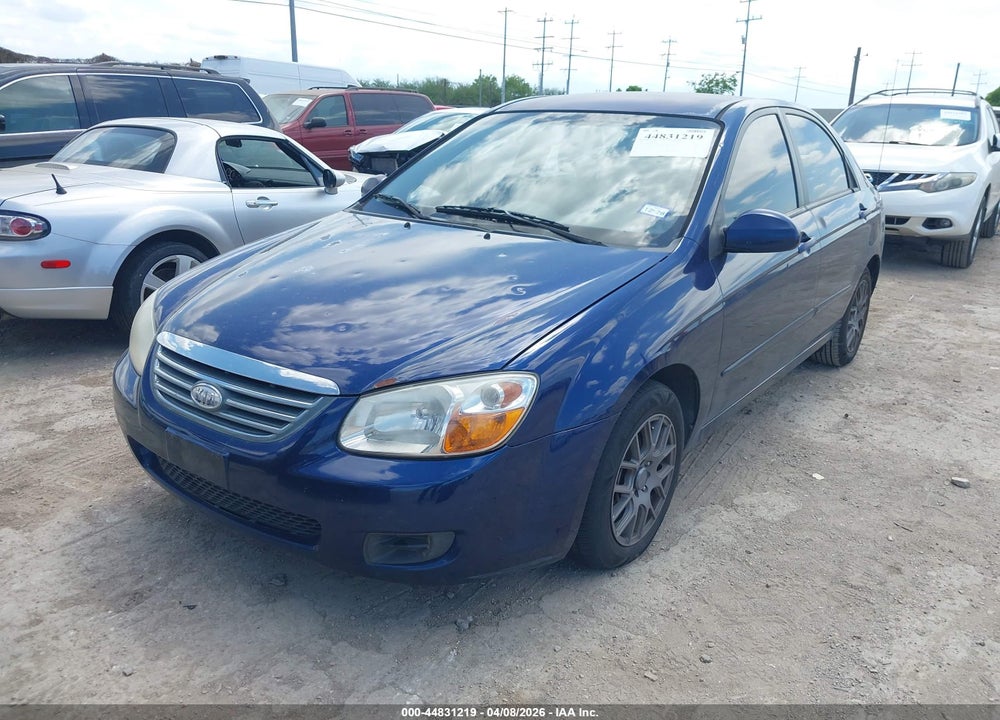2008 KIA SPECTRA EX VIN: KNAFE121485497881