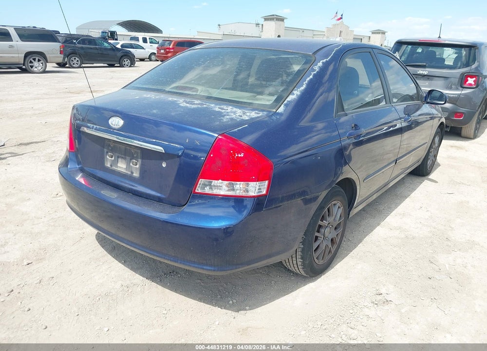2008 KIA SPECTRA EX VIN: KNAFE121485497881