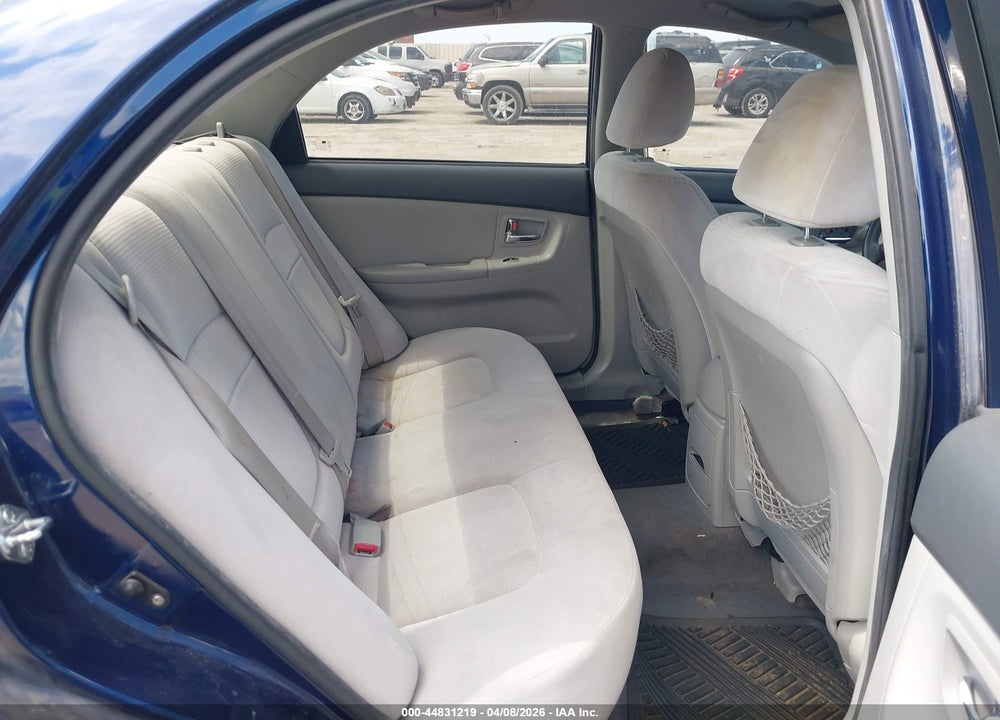 2008 KIA SPECTRA EX VIN: KNAFE121485497881