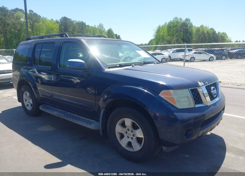 2006 NISSAN PATHFINDER SE VIN: 5N1AR18U46C628086