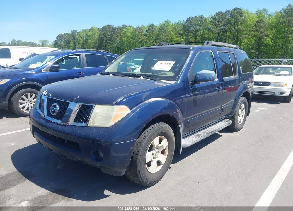 2006 NISSAN PATHFINDER SE VIN: 5N1AR18U46C628086
