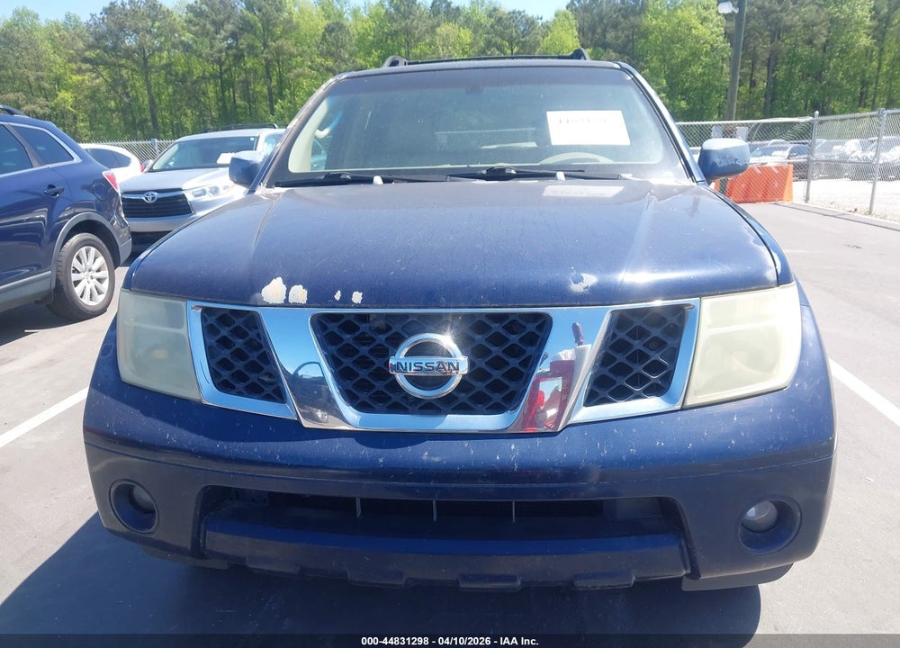 2006 NISSAN PATHFINDER SE VIN: 5N1AR18U46C628086