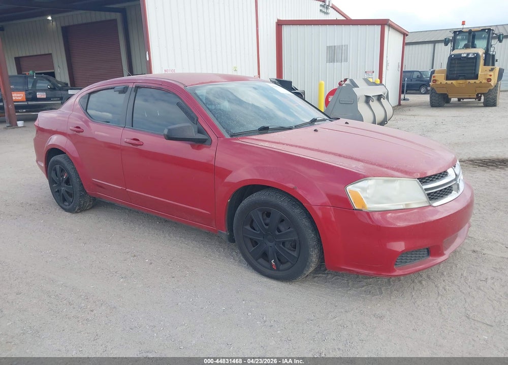 2012 DODGE AVENGER SE VIN: 1C3CDZAB5CN193618