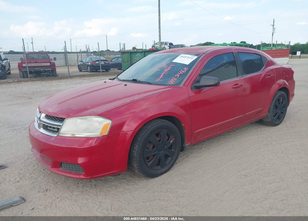 2012 DODGE AVENGER SE VIN: 1C3CDZAB5CN193618
