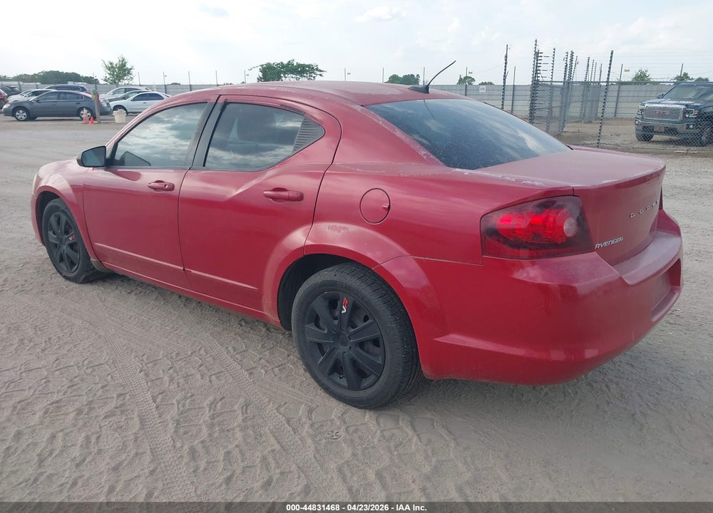 2012 DODGE AVENGER SE VIN: 1C3CDZAB5CN193618