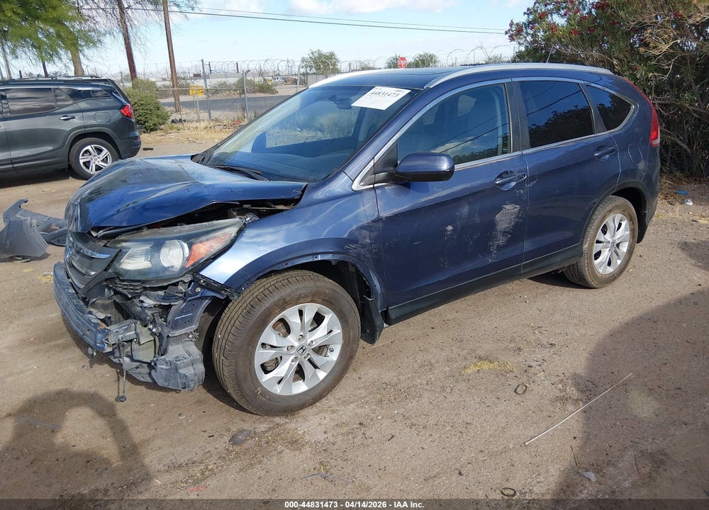 2013 HONDA CR-V EX-L VIN: 2HKRM4H74DH648485