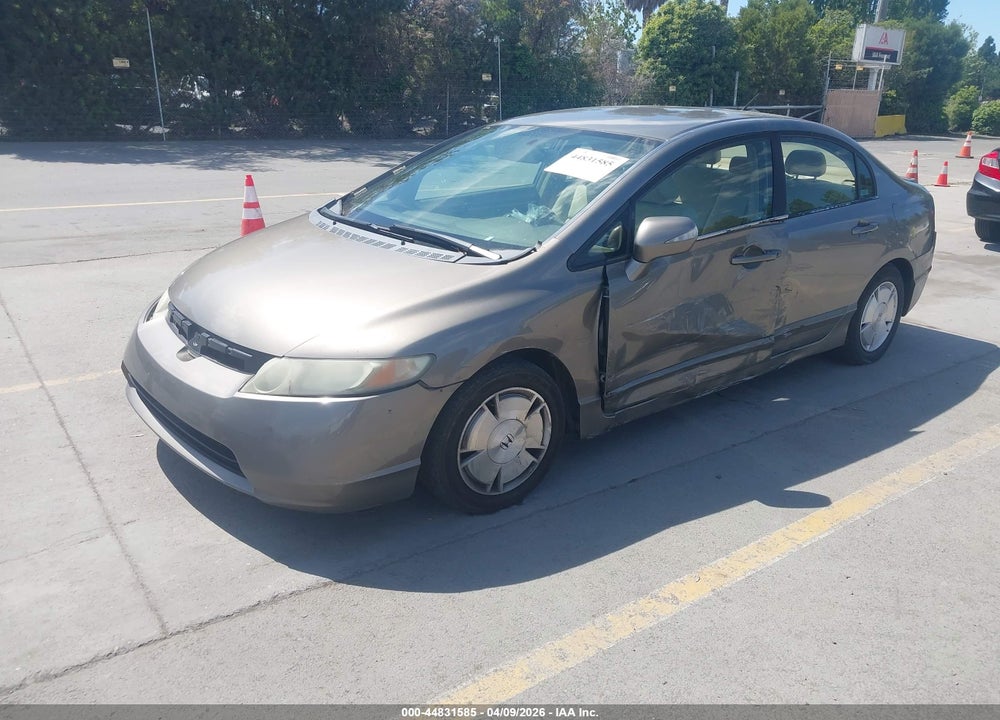 2006 HONDA CIVIC HYBRID VIN: JHMFA36266S012490