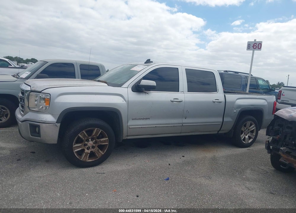 2015 GMC SIERRA 1500 SLE VIN: 3GTP1UEC0FG109634