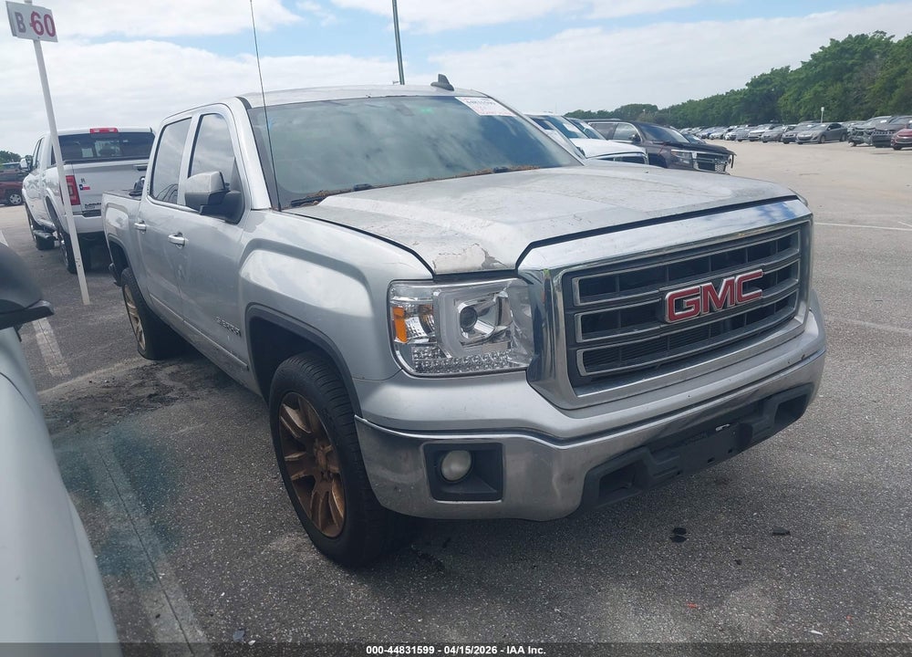 2015 GMC SIERRA 1500 SLE VIN: 3GTP1UEC0FG109634