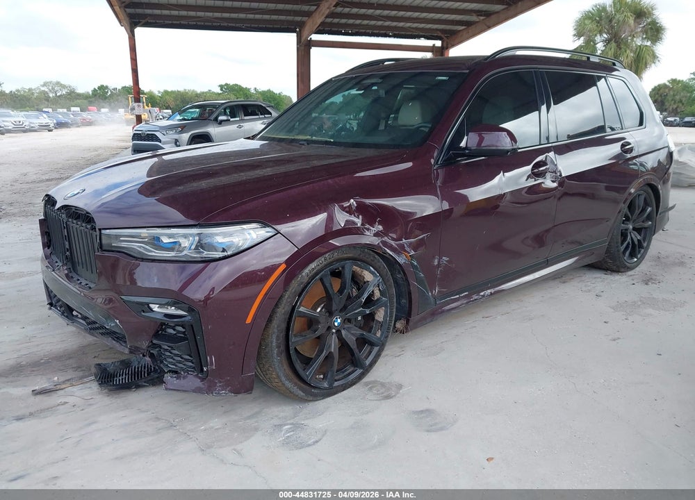2022 BMW X7 M50I VIN: 5UXCX6C04N9K78540
