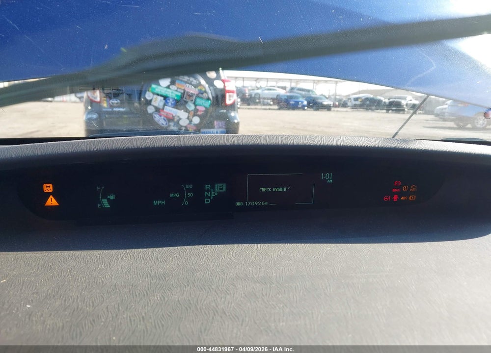 2011 TOYOTA PRIUS TWO VIN: JTDKN3DU9B1364262
