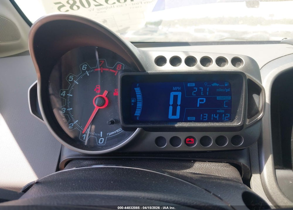 2014 CHEVROLET SONIC LT VIN: 1G1JC5SH1E4102072