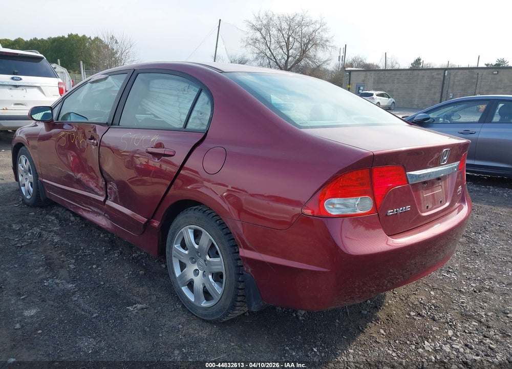 2010 HONDA CIVIC LX VIN: 19XFA1F53AE042400