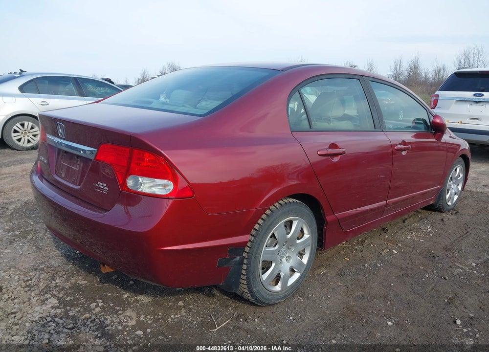 2010 HONDA CIVIC LX VIN: 19XFA1F53AE042400