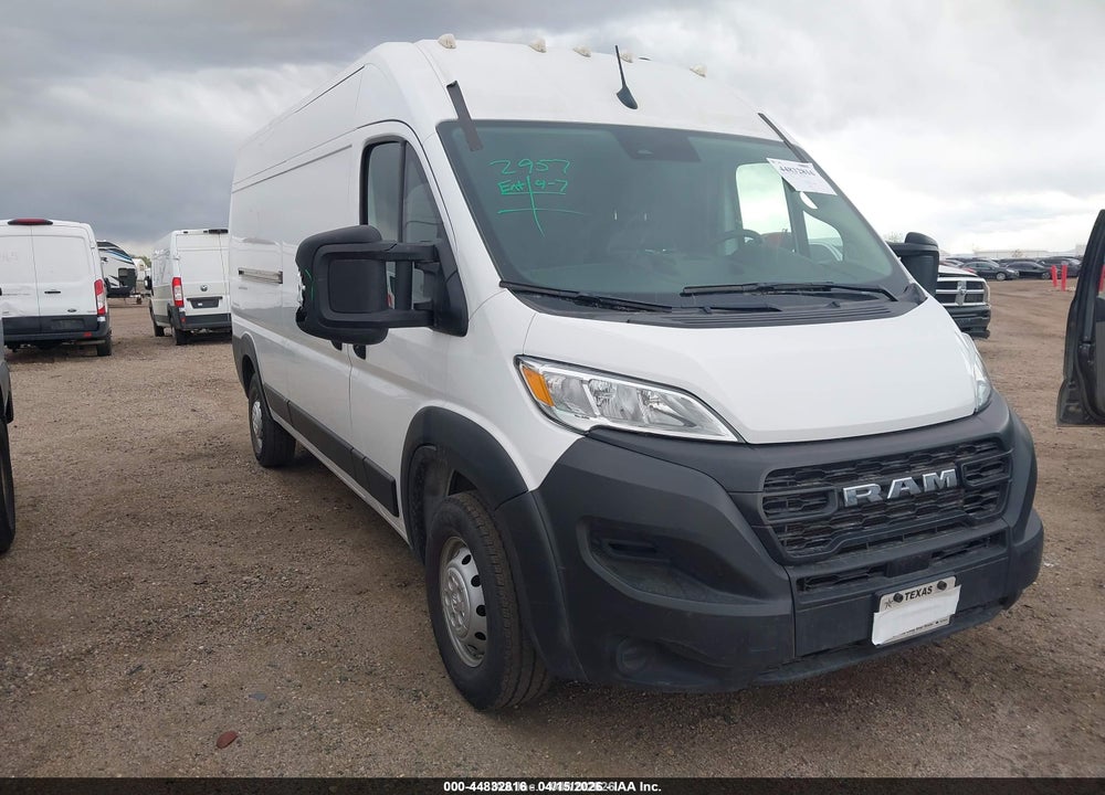 2023 RAM PROMASTER 2500 HIGH ROOF 159 WB VIN: 3C6LRVDG3PE571790