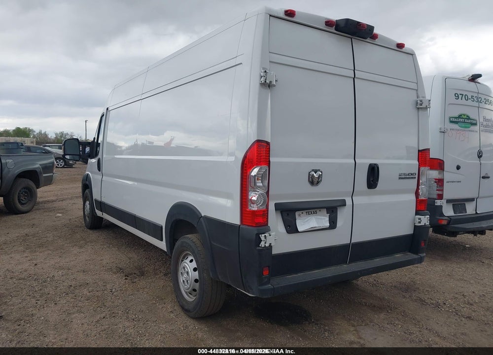2023 RAM PROMASTER 2500 HIGH ROOF 159 WB VIN: 3C6LRVDG3PE571790