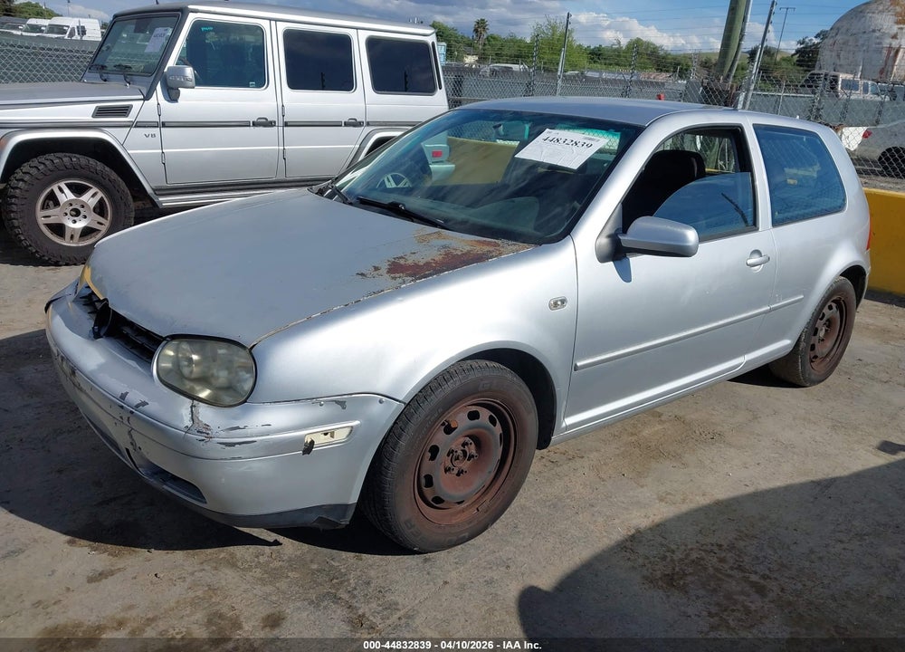 2001 VOLKSWAGEN GOLF GL VIN: 9BWBT61J814066676