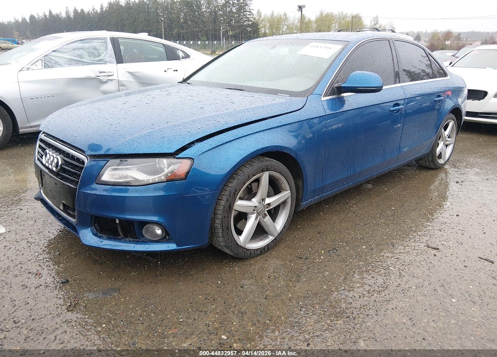 2009 AUDI A4 3.2 PREMIUM PLUS VIN: WAUMK78K79N042205