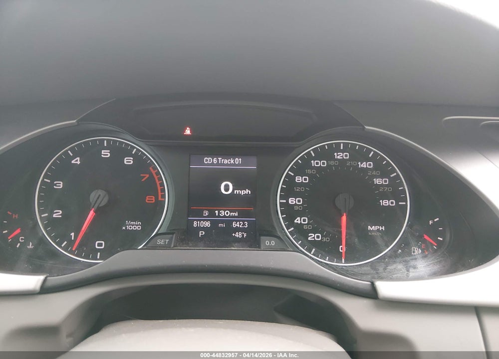 2009 AUDI A4 3.2 PREMIUM PLUS VIN: WAUMK78K79N042205