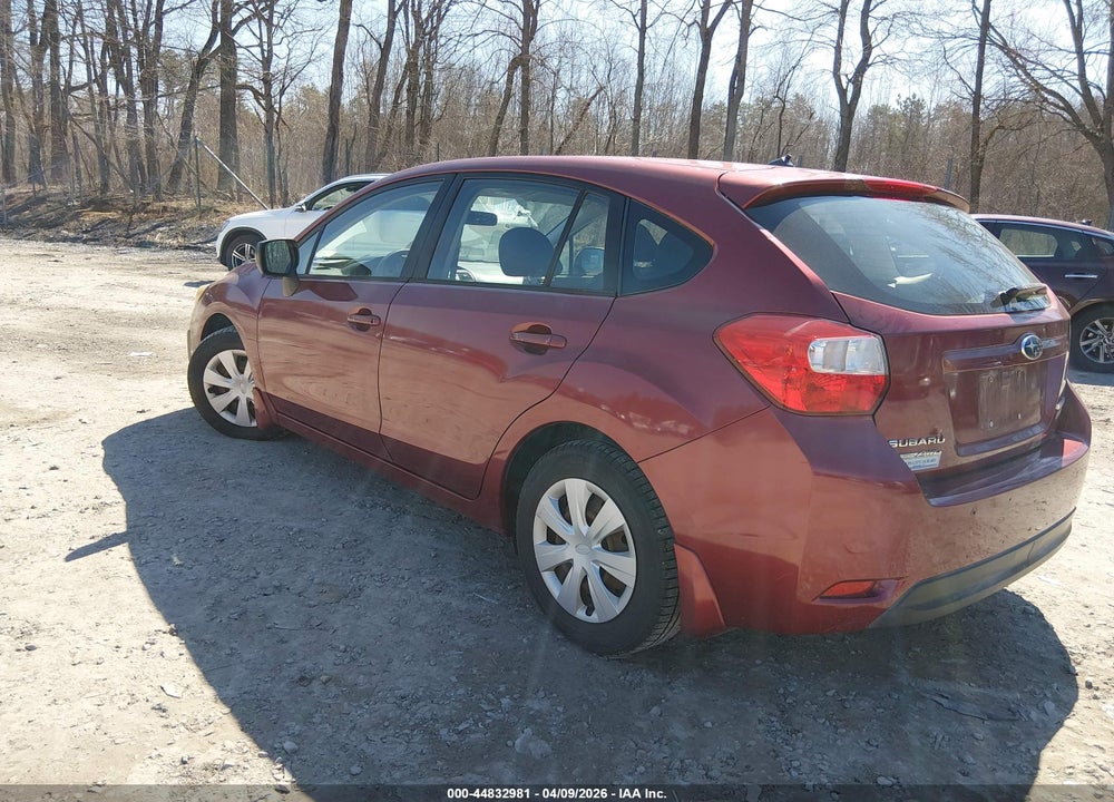 2012 SUBARU IMPREZA 2.0I VIN: JF1GPAA64CH222250