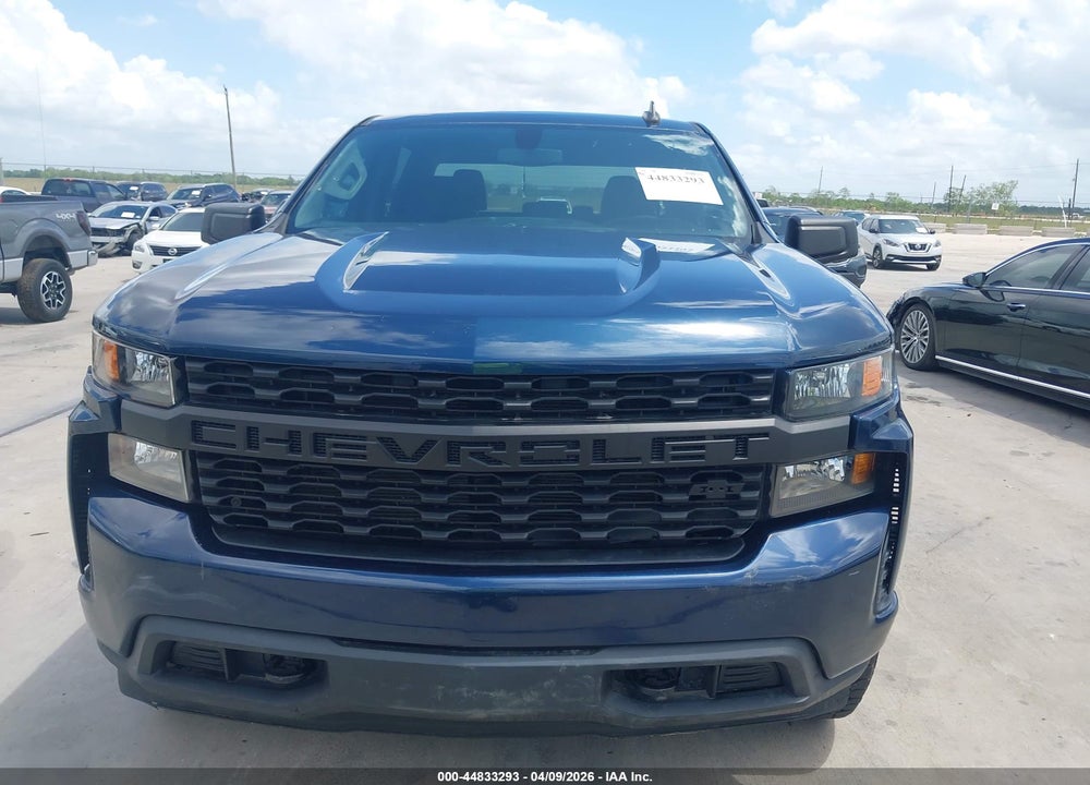 2020 CHEVROLET SILVERADO 1500 2WD  SHORT BED CUSTOM/2WD  STANDARD BED CUSTOM VIN: 3GCPWBEH9L6449510
