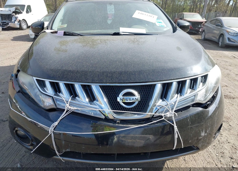 2009 NISSAN MURANO SL VIN: JN8AZ18W79W206701