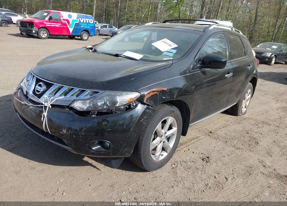 2009 NISSAN MURANO SL VIN: JN8AZ18W79W206701