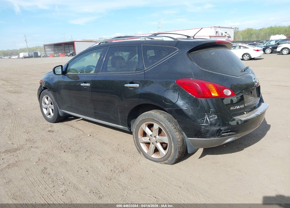 2009 NISSAN MURANO SL VIN: JN8AZ18W79W206701