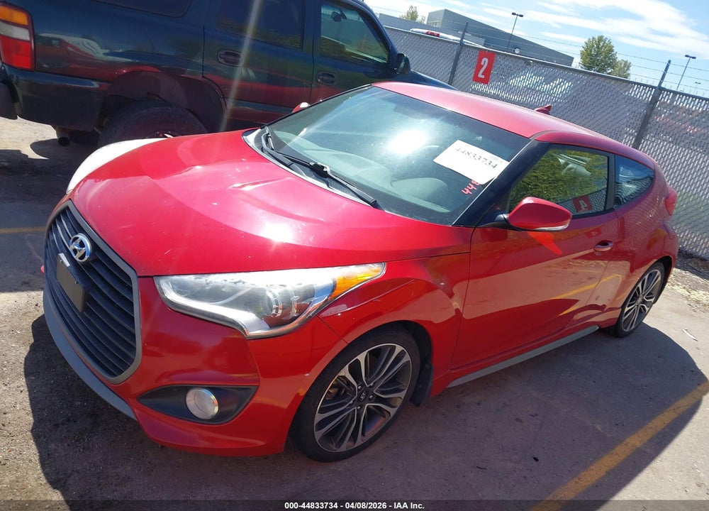 2016 HYUNDAI VELOSTER TURBO VIN: KMHTC6AE1GU255448