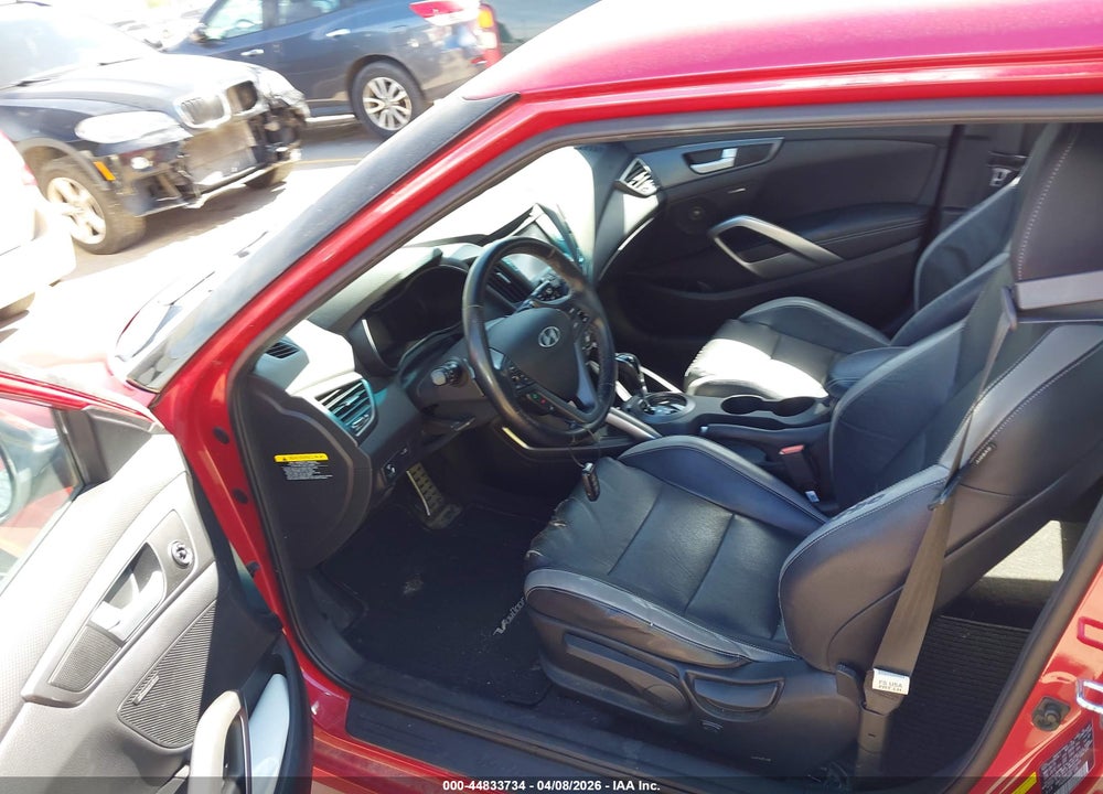 2016 HYUNDAI VELOSTER TURBO VIN: KMHTC6AE1GU255448