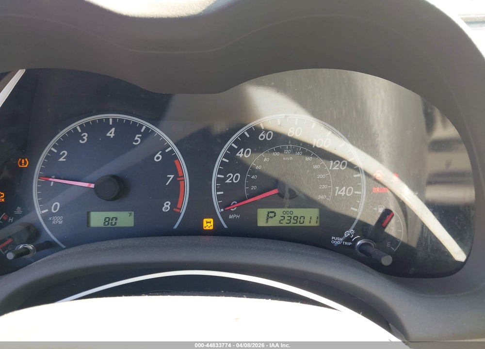 2010 TOYOTA COROLLA LE VIN: 2T1BU4EE5AC435029
