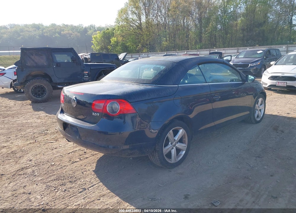 2011 VOLKSWAGEN EOS KOMFORT VIN: WVWBA7AH8BV001535
