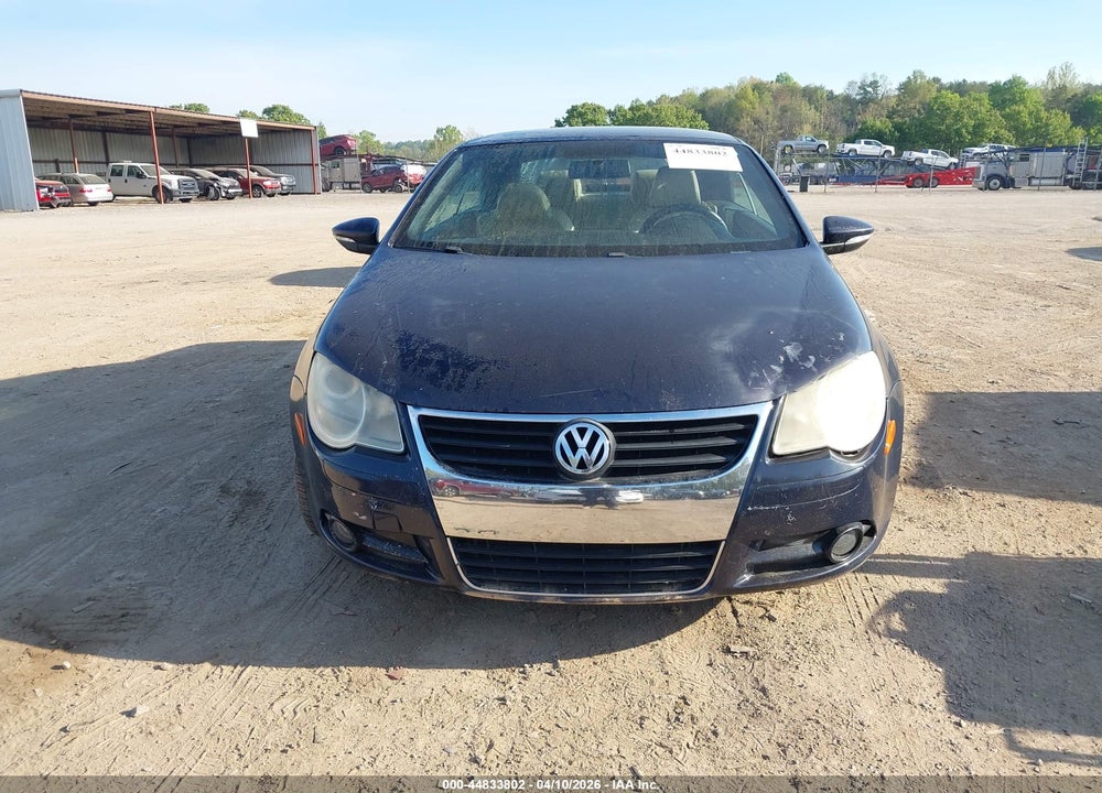 2011 VOLKSWAGEN EOS KOMFORT VIN: WVWBA7AH8BV001535