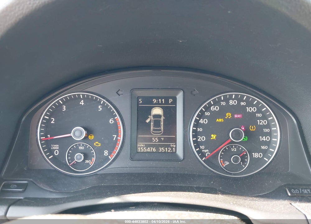 2011 VOLKSWAGEN EOS KOMFORT VIN: WVWBA7AH8BV001535
