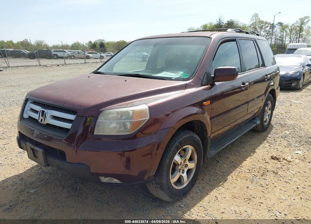 2007 HONDA PILOT EX-L VIN: 5FNYF28547B040008