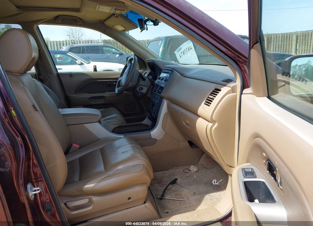 2007 HONDA PILOT EX-L VIN: 5FNYF28547B040008