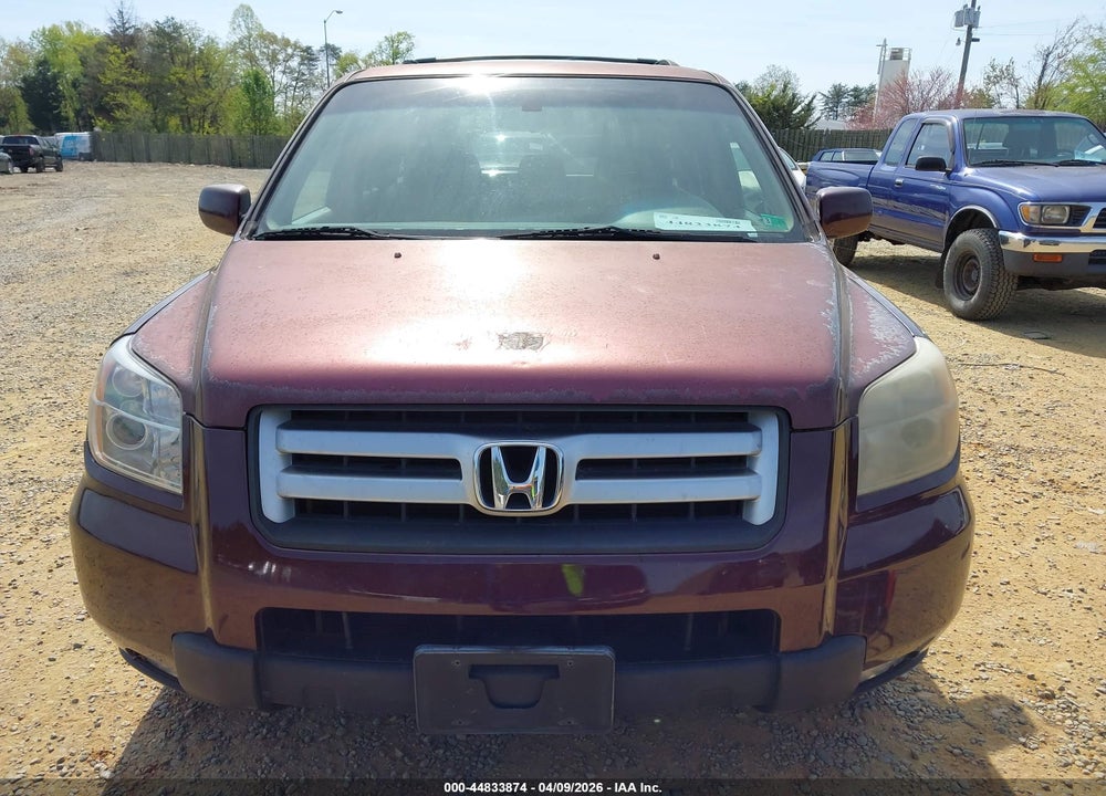 2007 HONDA PILOT EX-L VIN: 5FNYF28547B040008
