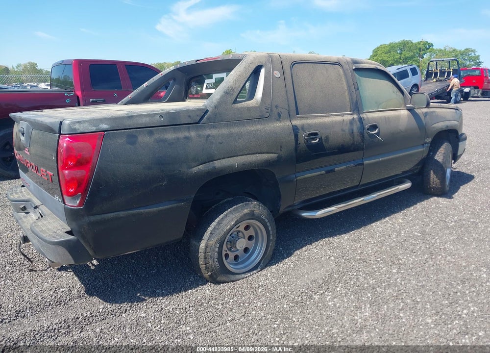 2003 CHEVROLET AVALANCHE 1500 VIN: 3GNEC13T83G317203