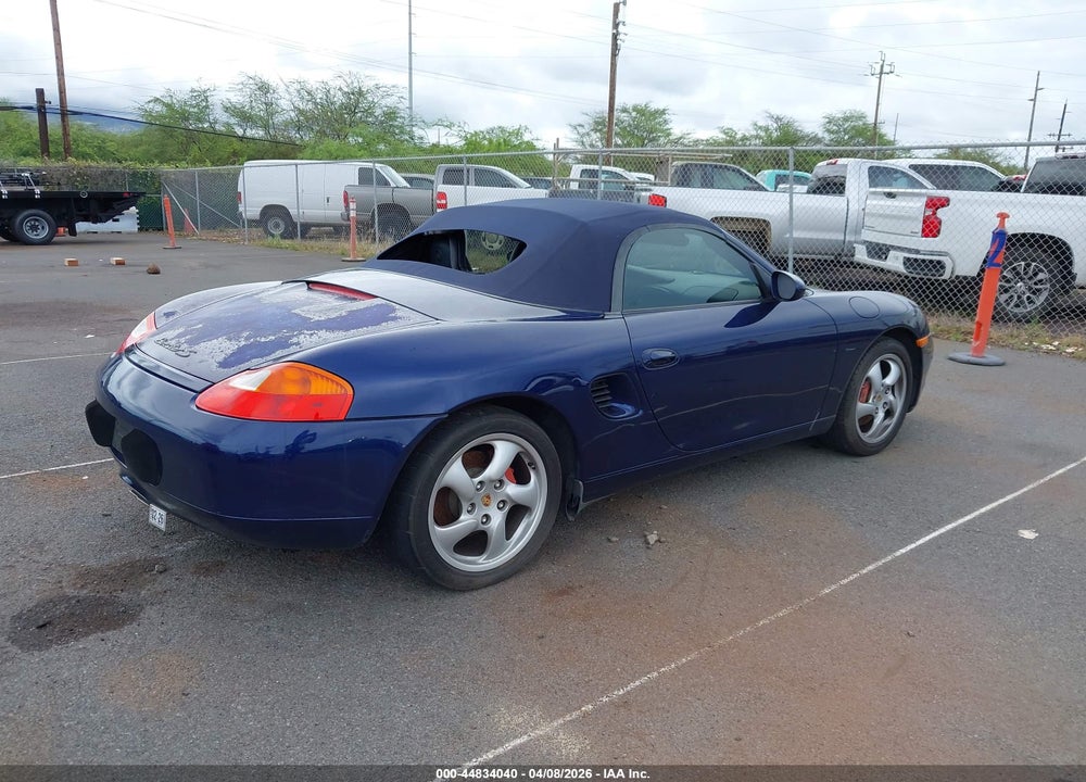 2002 PORSCHE BOXSTER S VIN: WP0CB29822U663111