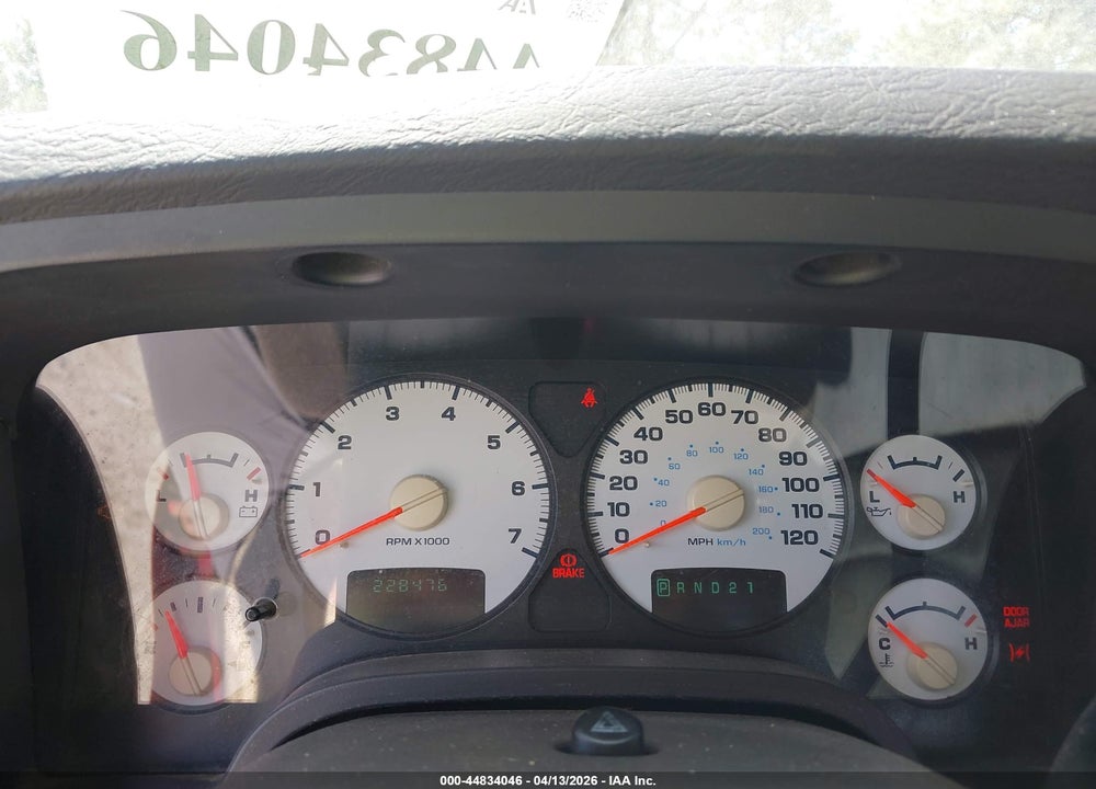 2004 DODGE RAM 1500 SLT/LARAMIE VIN: 1D7HU18D74J182936