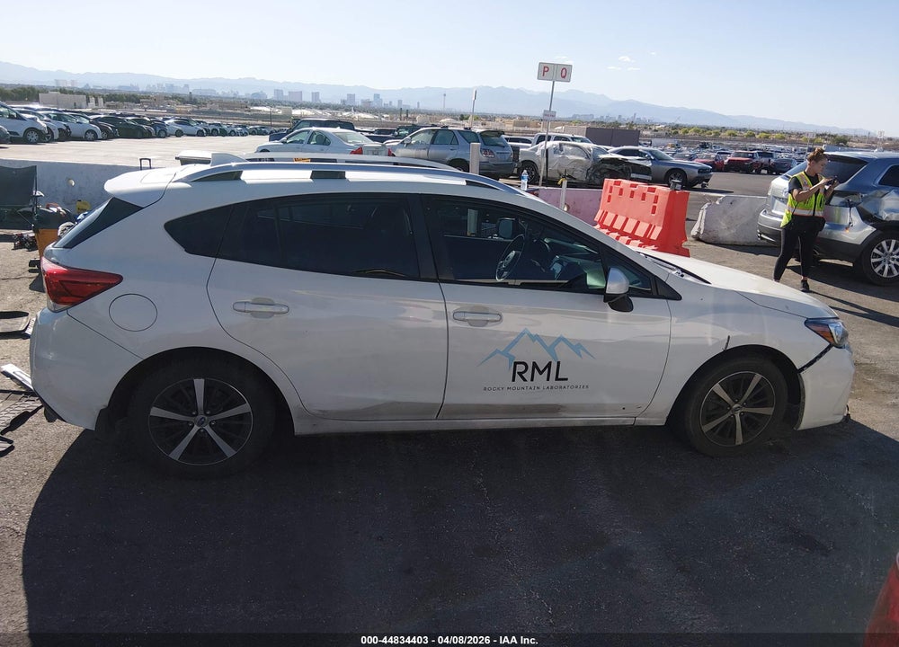 2019 SUBARU IMPREZA 2.0I PREMIUM VIN: 4S3GTAD67K3712534