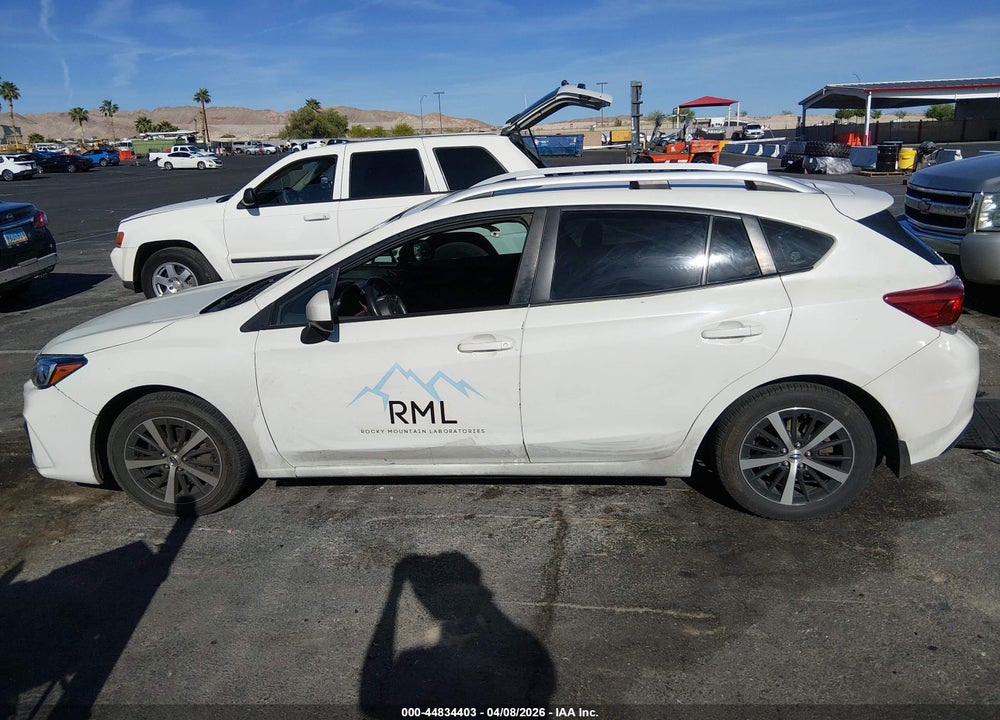 2019 SUBARU IMPREZA 2.0I PREMIUM VIN: 4S3GTAD67K3712534