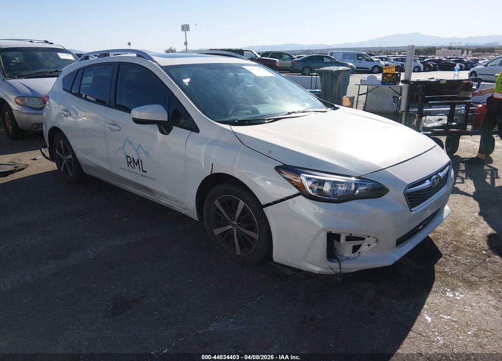 2019 SUBARU IMPREZA 2.0I PREMIUM VIN: 4S3GTAD67K3712534