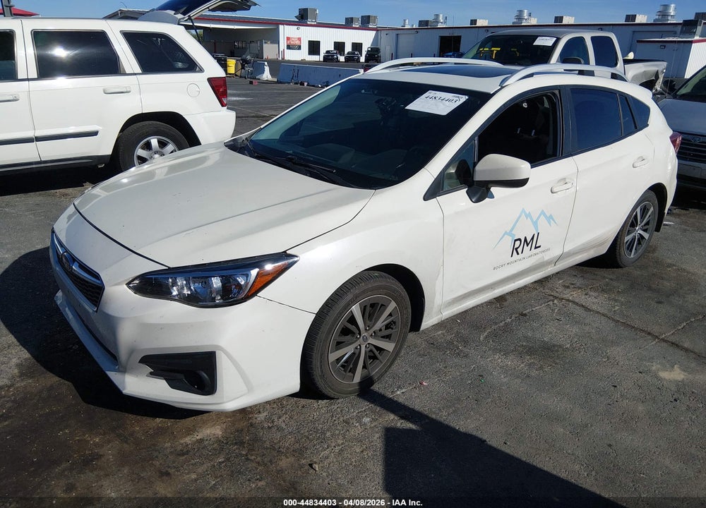 2019 SUBARU IMPREZA 2.0I PREMIUM VIN: 4S3GTAD67K3712534