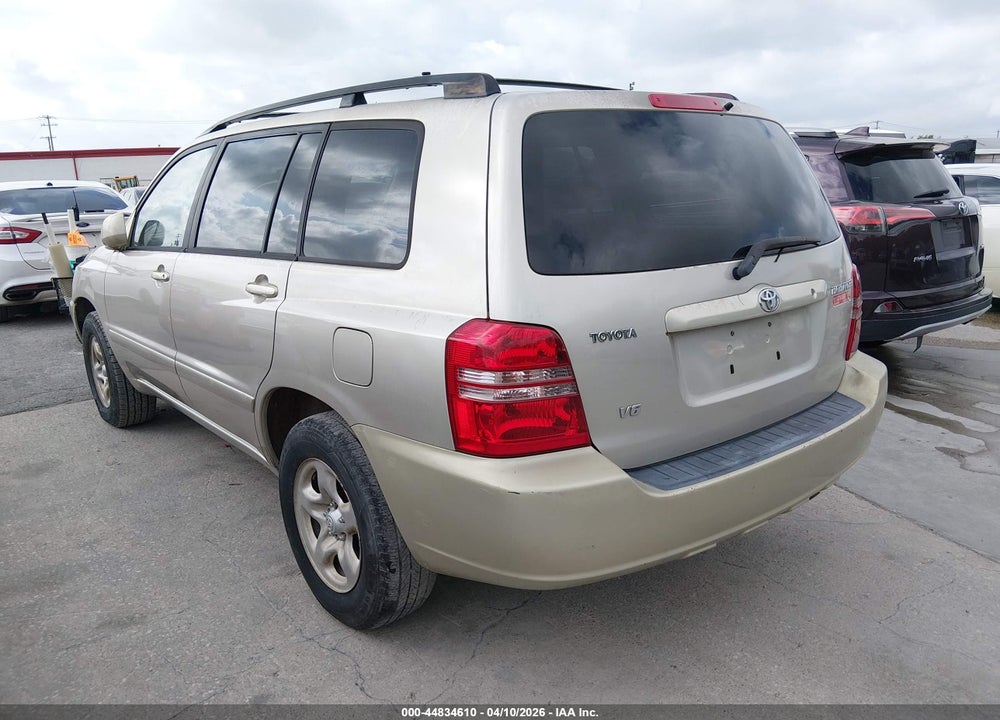 2002 TOYOTA HIGHLANDER V6 VIN: JTEGF21A020067048