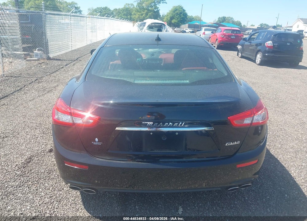 2016 MASERATI GHIBLI S VIN: ZAM57RSA5G1181043